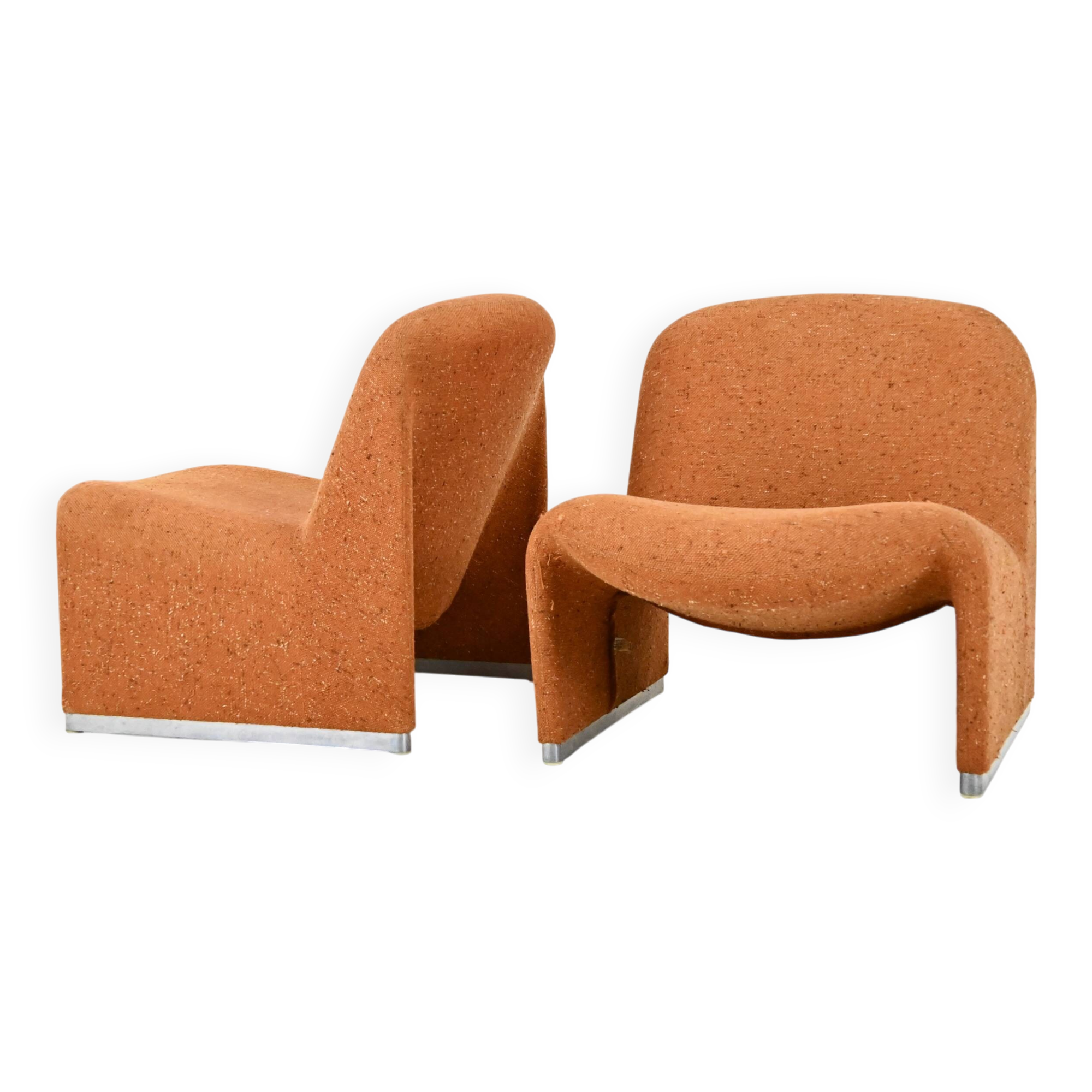 Pair of Alky Armchairs by Giancarlo Piretti for Anonima Castelli, 1970s