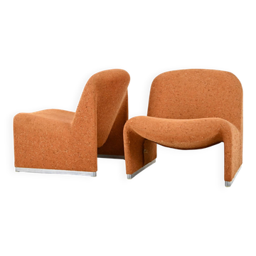 Pair of Alky Armchairs by Giancarlo Piretti for Anonima Castelli, 1970s