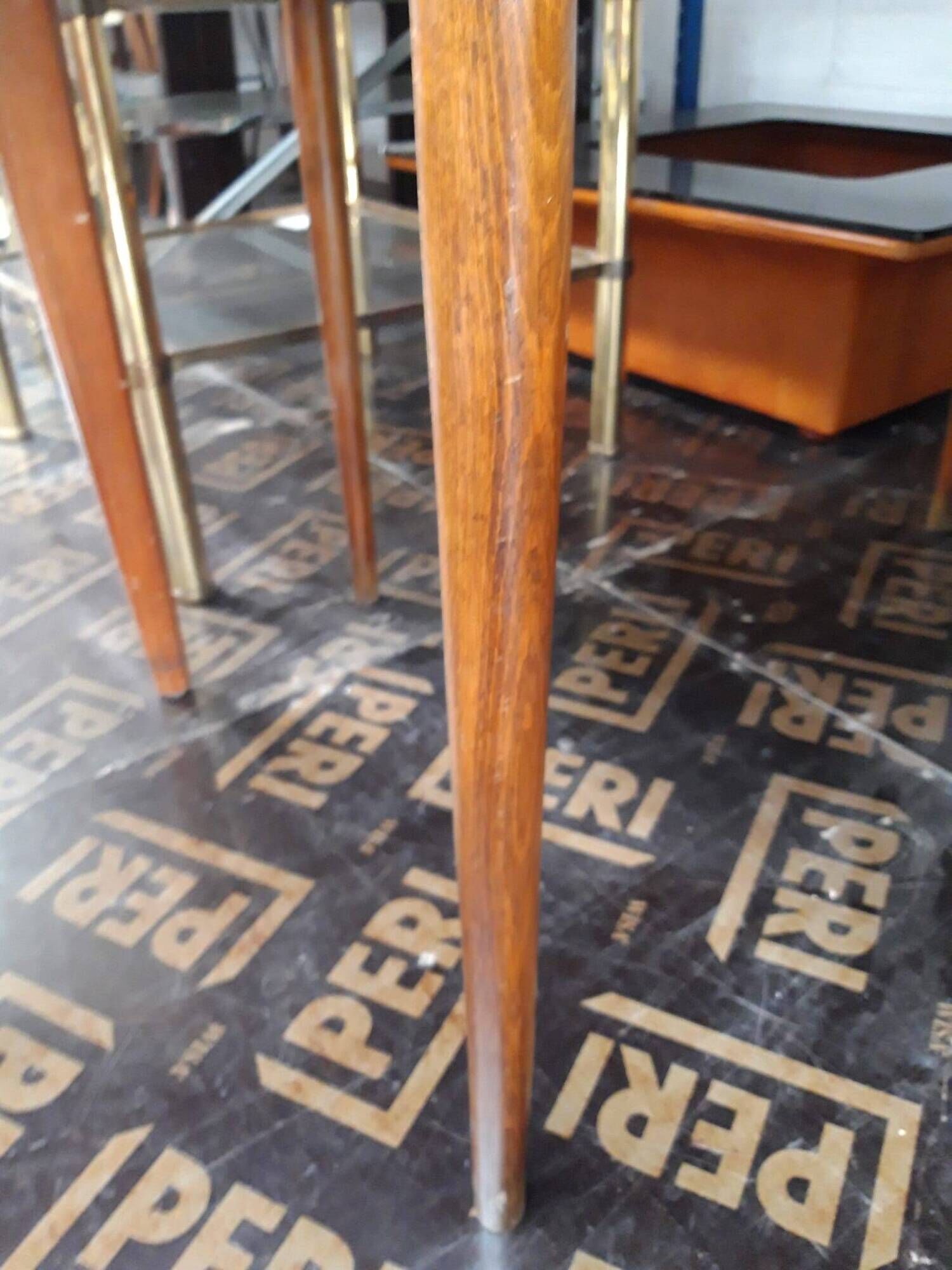 1960s round table - Convertible into a game table