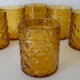 Set of seven drinks pineapple vintage