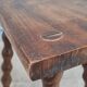 Solid wood tripod stool