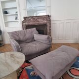 Sorrento Baxter Taupe Grey Armchair