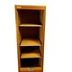 Armoire étroite vintage en bois avec volet roulant 'Soennecken'
