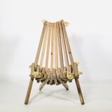 Fauteuil pliable scandinave, 1980