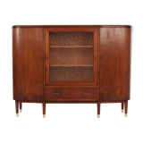 Walnut highboard 70's scandinavian design