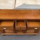 Scandinavian solid wood sideboard with 3 doors and 6 drawers, 160 cm