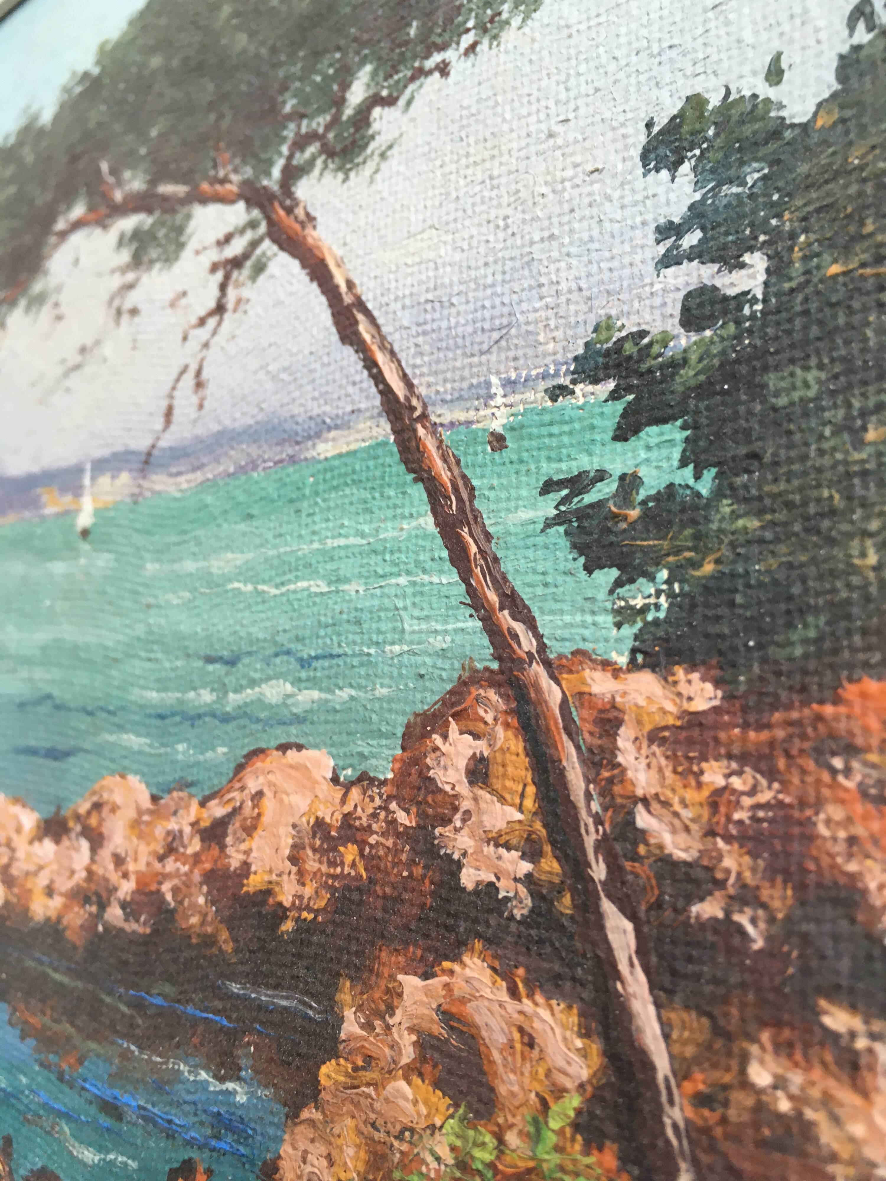 Painting / canvas / painting Ch. Reinhard - Good condition