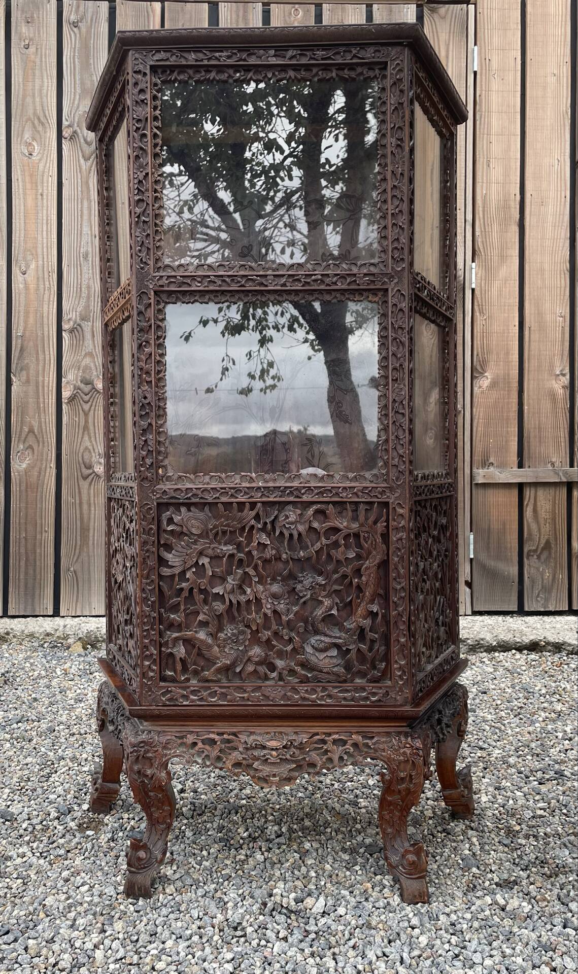 Vitrine cabinet de présentation chinois