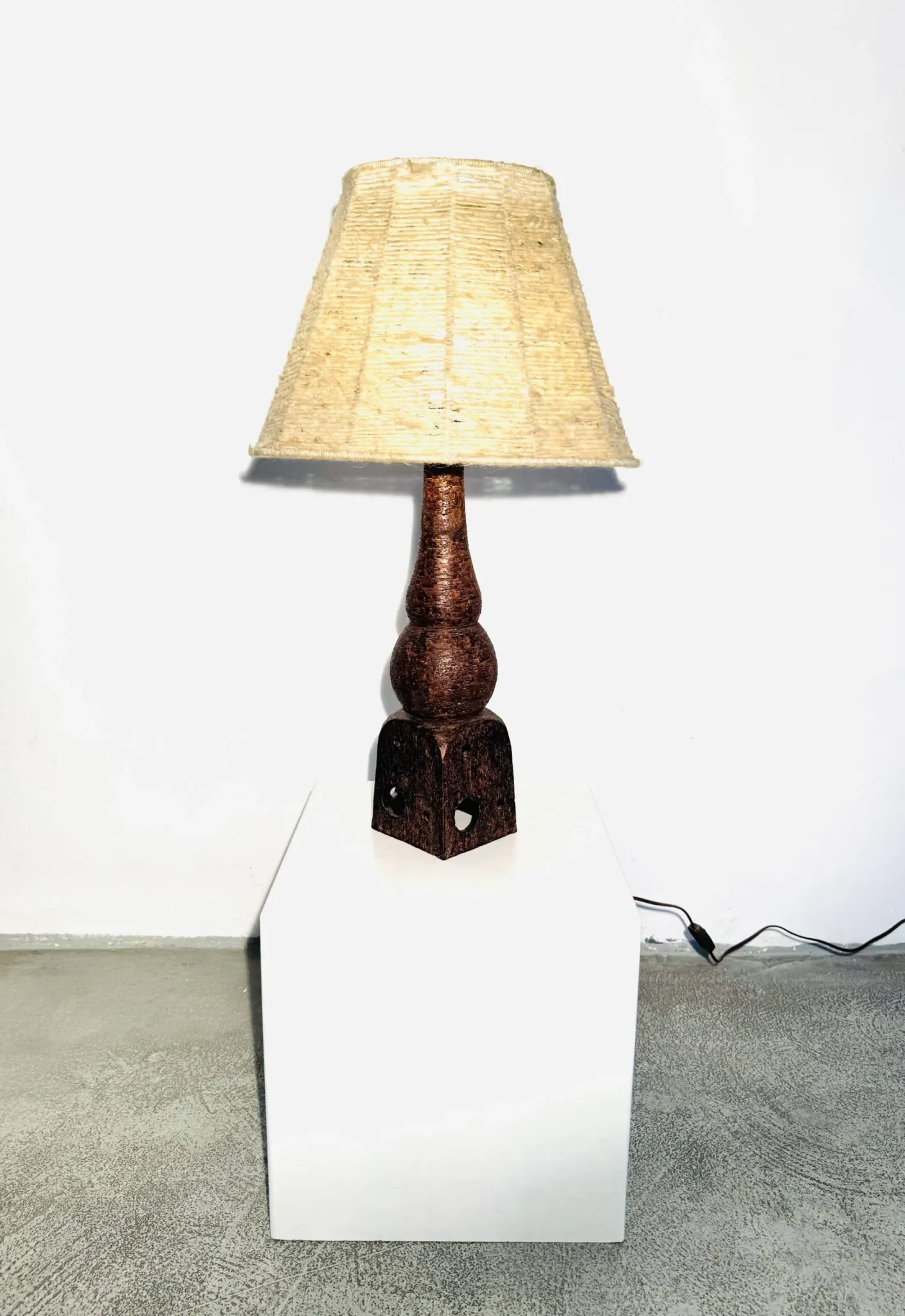 Stoneware Table Lamp By Pieter Groeneveldt, The Netherlands, Circa 1950S
