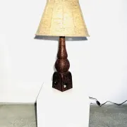 Lampe de table en grès par Pieter Groeneveldt, Pays-Bas, vers les années 1950.