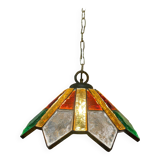 Poliarte pendant lamp by Longobard in murano glass, 1980s