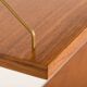 Danish mid century teak floating shelves set of 3, 1960s