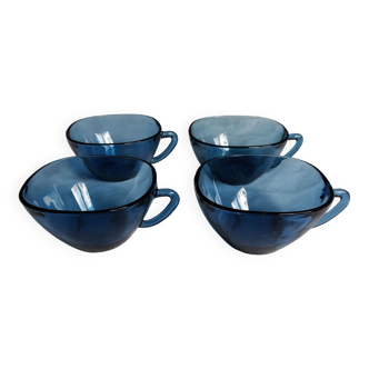 Set de 4 tasses en verre Vereco