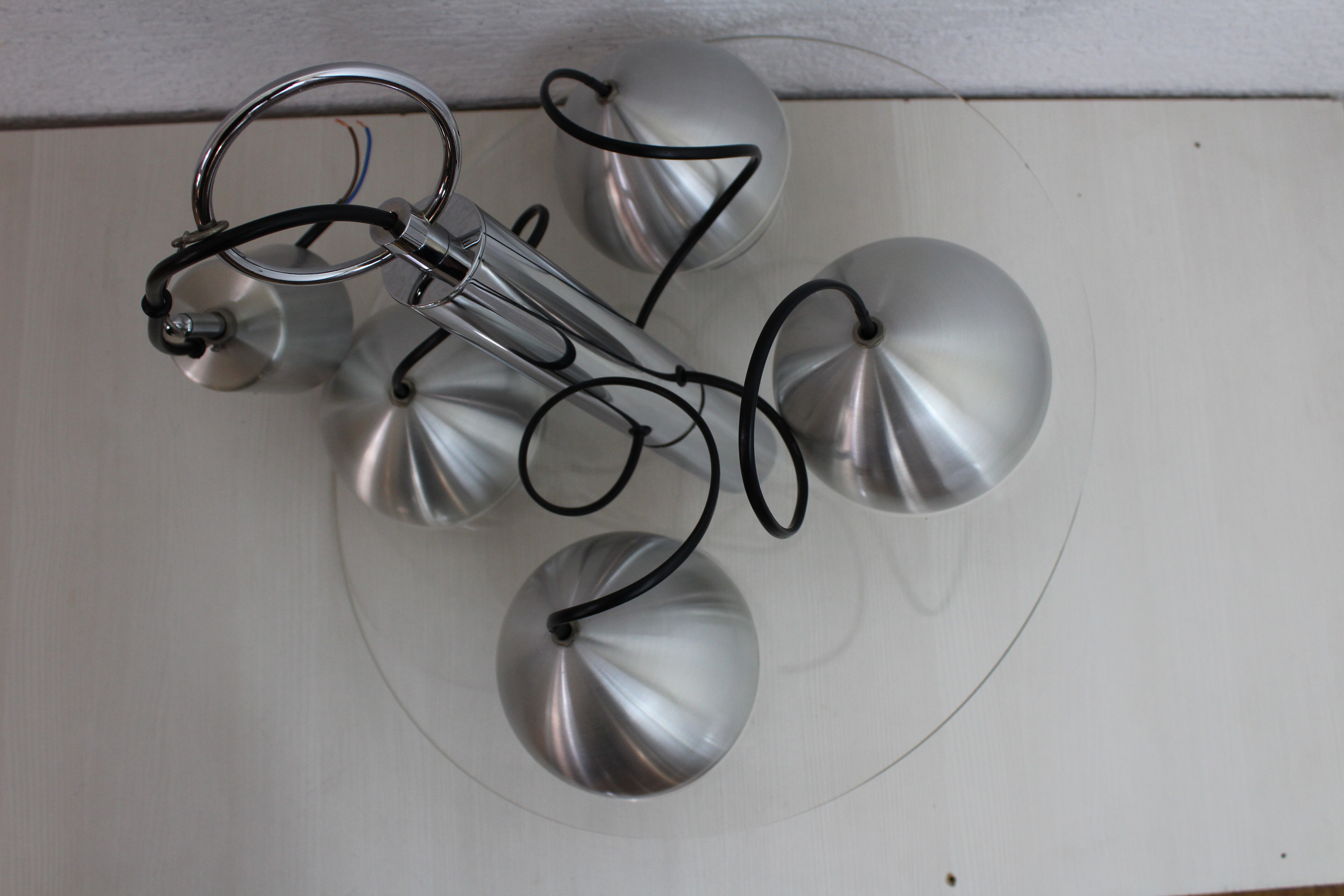 Space age Raak chandelier