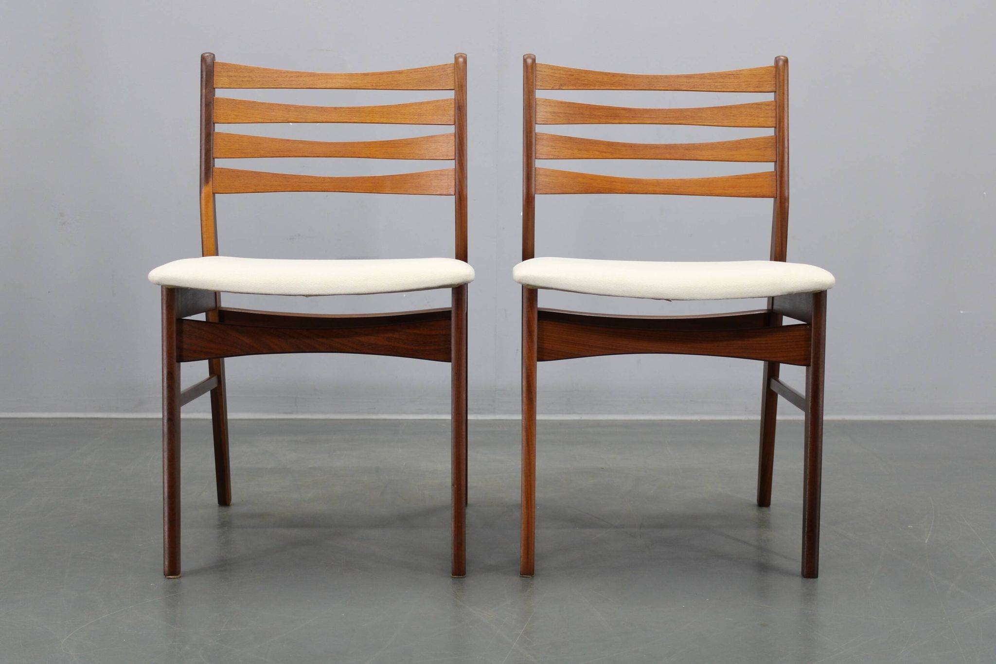 Set of six Danish mid-century teak dining chairs, Denmark, 1960s