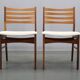 Set of six Danish mid-century teak dining chairs, Denmark, 1960s