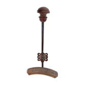 Patère porte manteau et porte chapeau en fer et bois