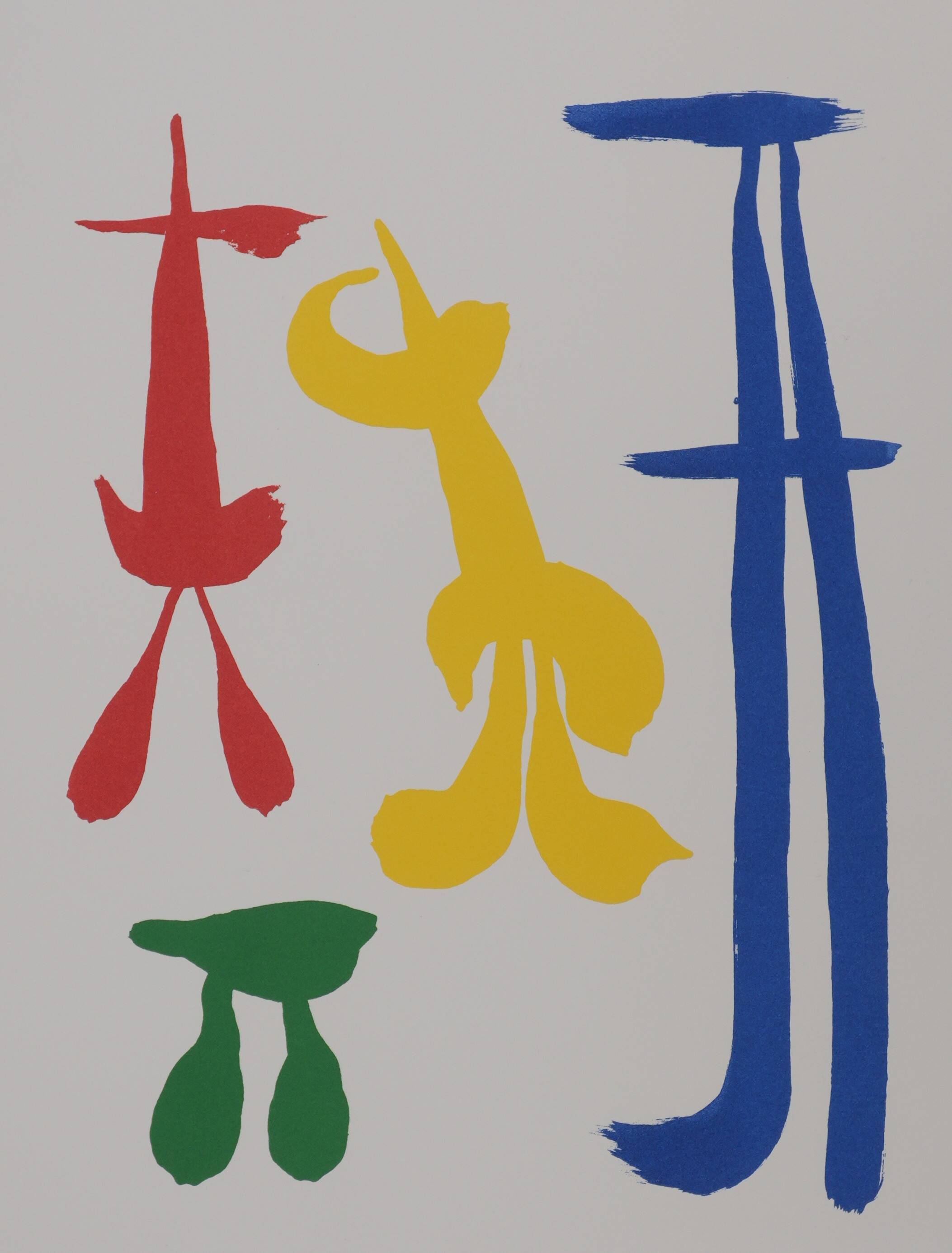 Joan Miro: Surrealist Family, Signed Lithograph