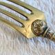 Golden cutlery in vermeil Style Louis XIV Period Napoleon III 19th century
