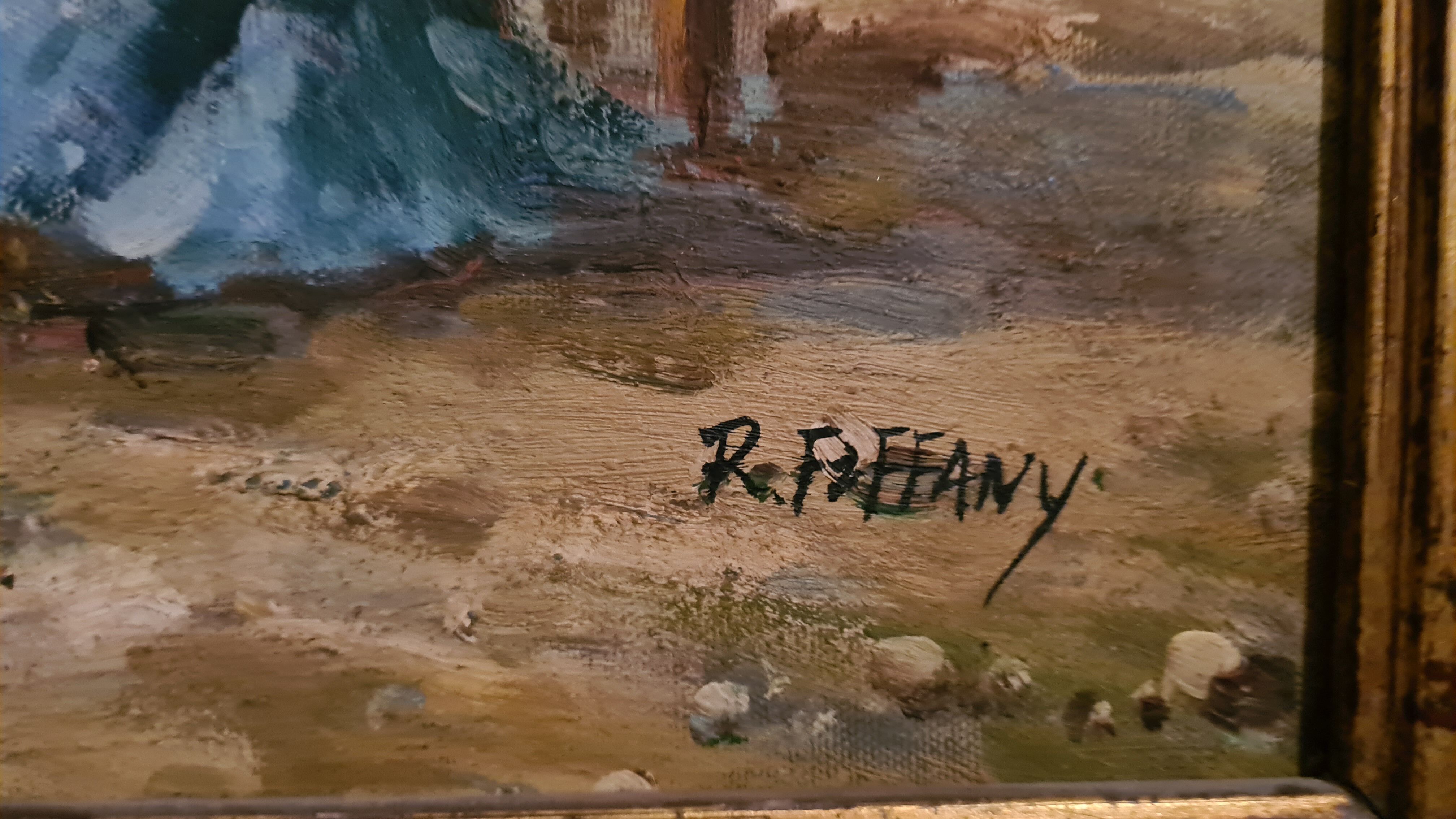 Romantic vintage painting