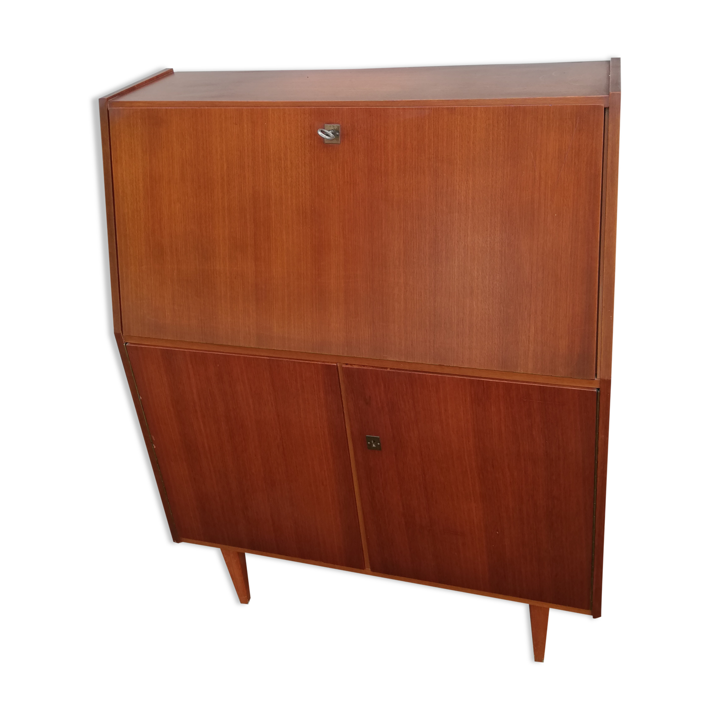 Vintage secretary 2 doors 1 flap