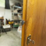 1950s Parisian wardrobe with mirror, 135 x 19 cm