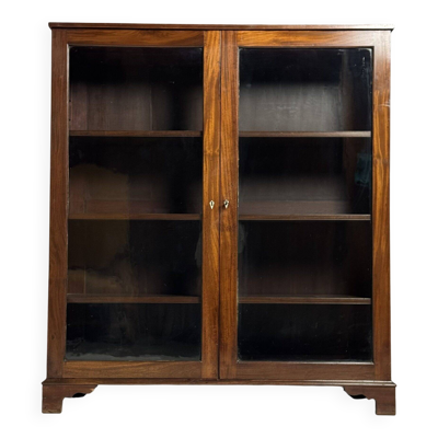 Vitrine en acajou antique du 19ème siècle
