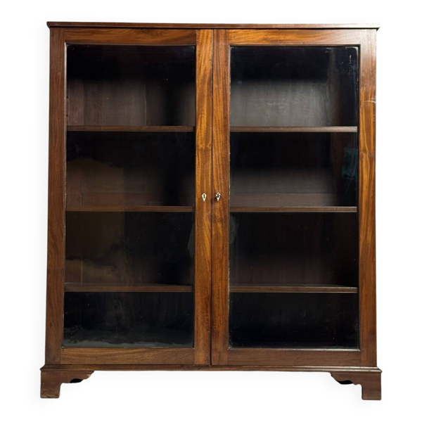Vitrine en acajou antique du 19ème siècle