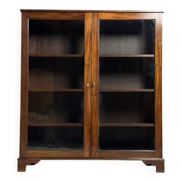 Vitrine en acajou antique du 19ème siècle