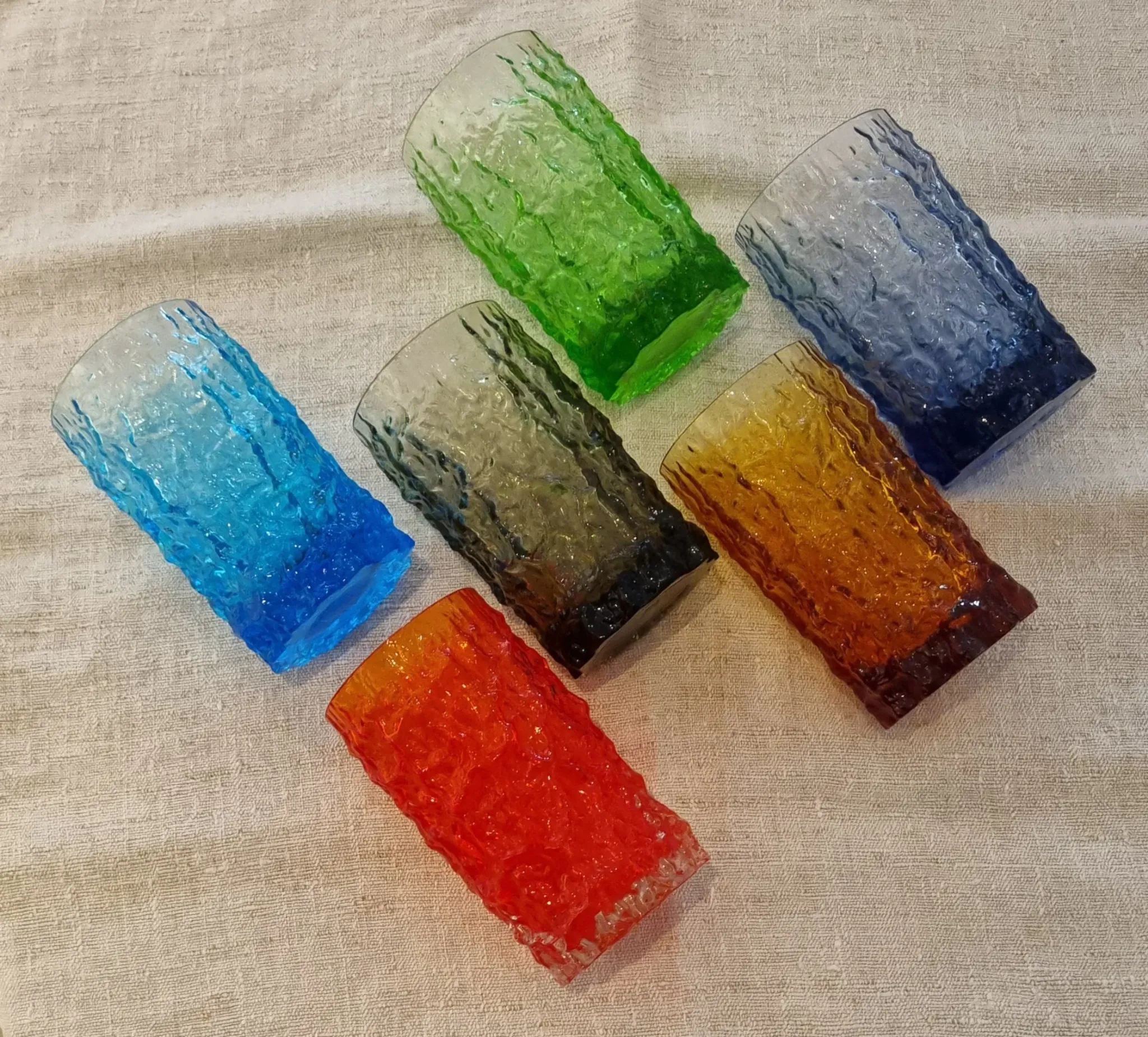 Set of 6 Geoffrey Baxter glasses