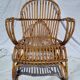 Adult rattan armchair TBE
