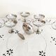 Guy Degrenne ice cream or sorbet cups, 18/10 stainless steel, lot 9