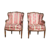 Paire de fauteuils bergères