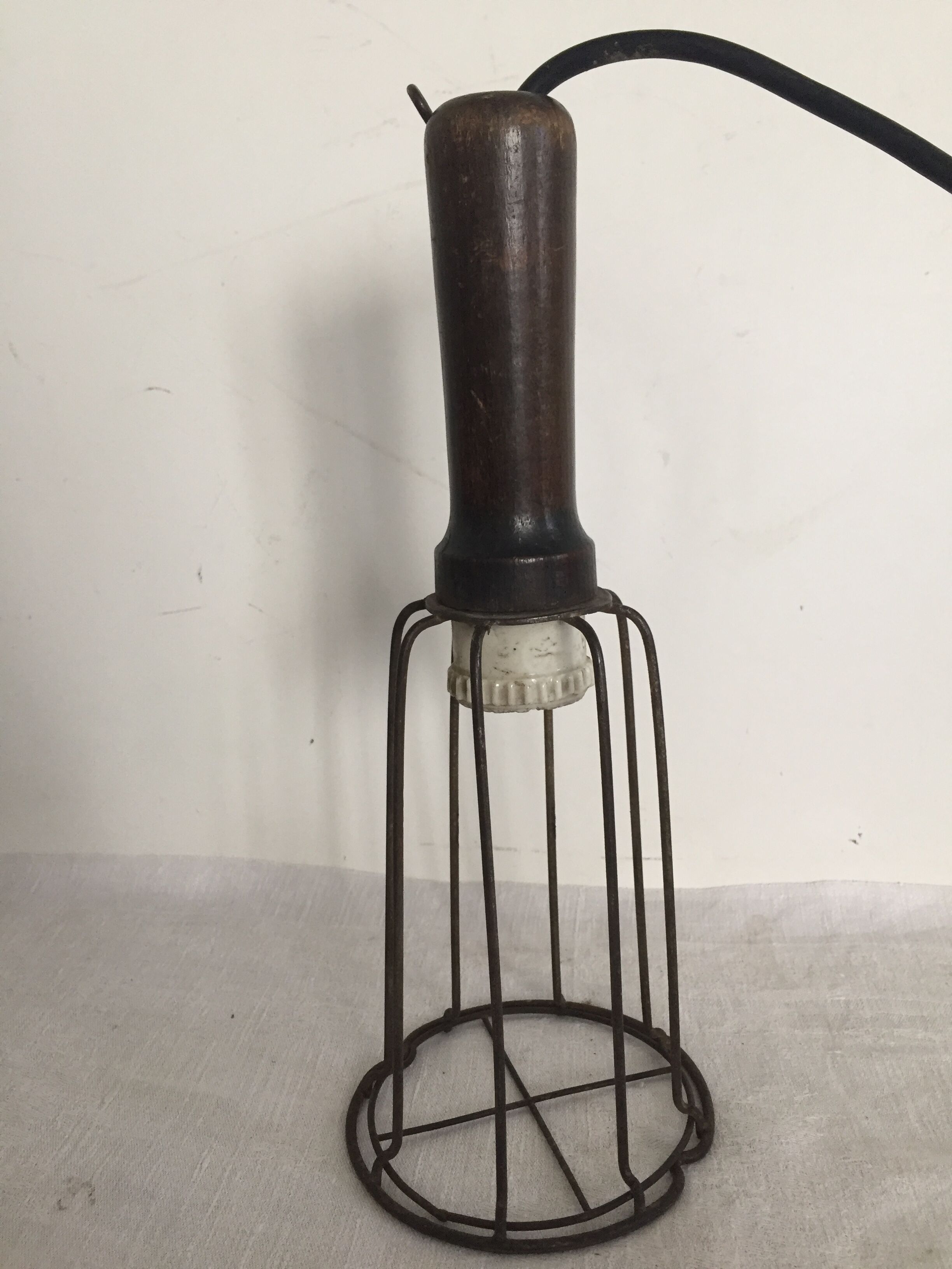 Old walker wooden handle