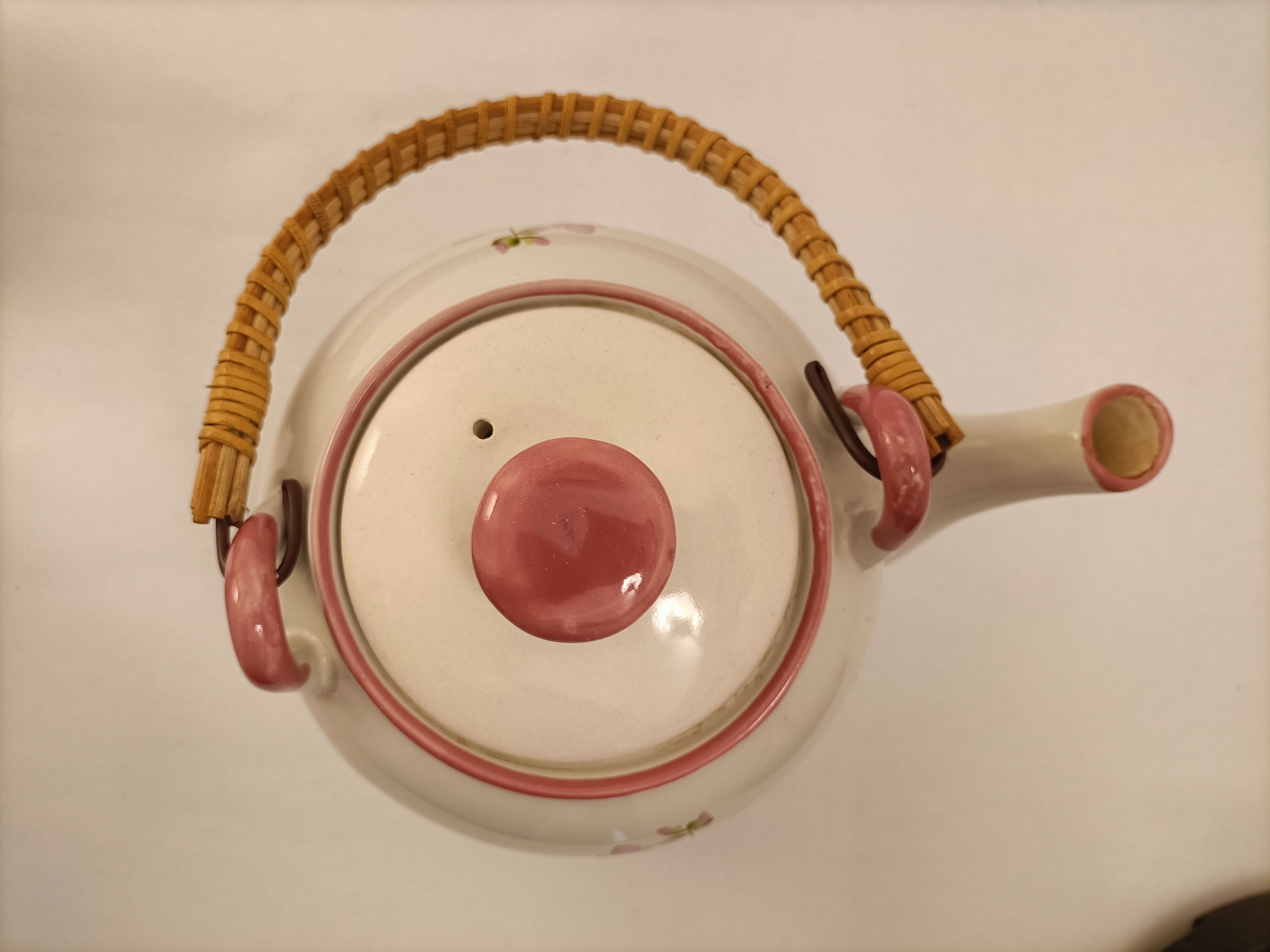 Théière coréen vintage avec 6 tasses