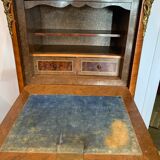 Secretary Napoleon III in rosewood and rosewood Marble top