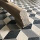 Wooden school bench