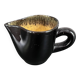 Keraluc black and yellow creamer
