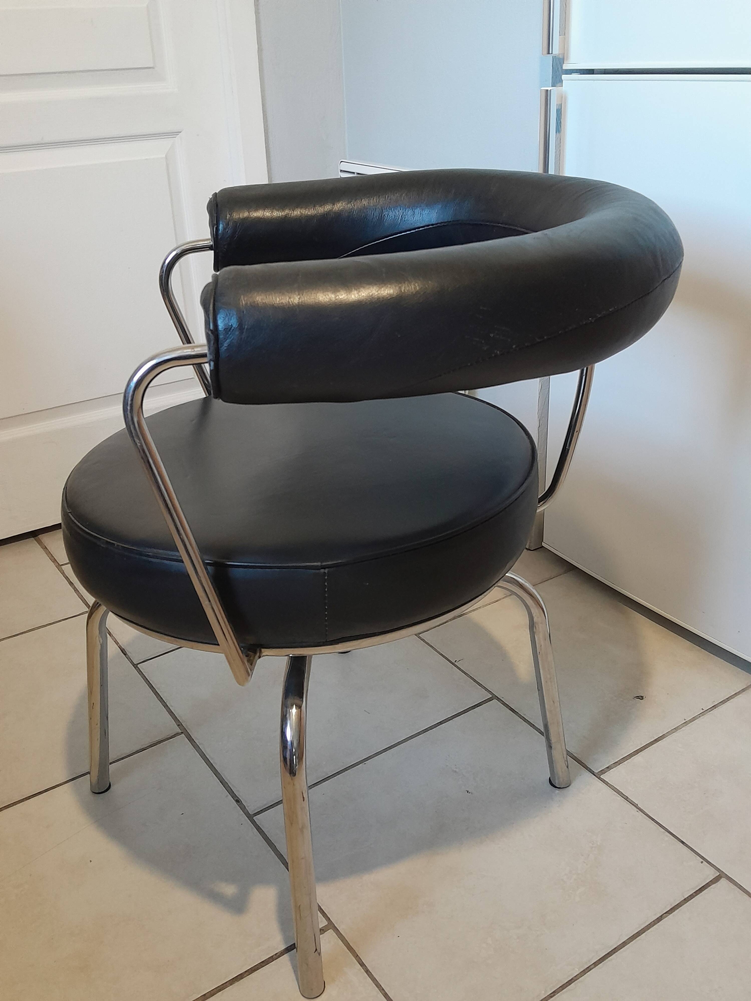 Fauteuil de bureau vintage design pivotant année 70 80