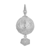 Bonbonnière ciselée cristal forme sphère