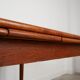 Table extensible en teck, Danemark années 1970