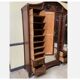 Antique Art Nouveau wardrobe, linen cupboard
