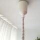 Red pull-down Scandinavian design ceiling lamp Berga by Markslöjd Sweden
