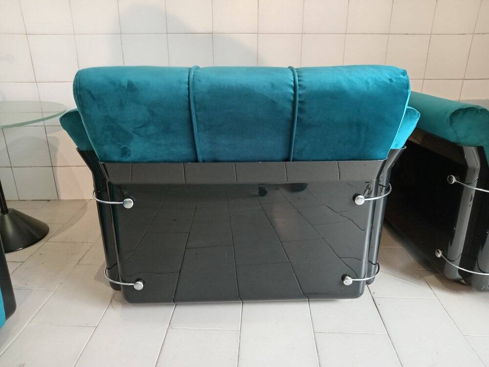 Larissa armchairs by Vittorio Introini for Saporiti, 1970s, set of 2