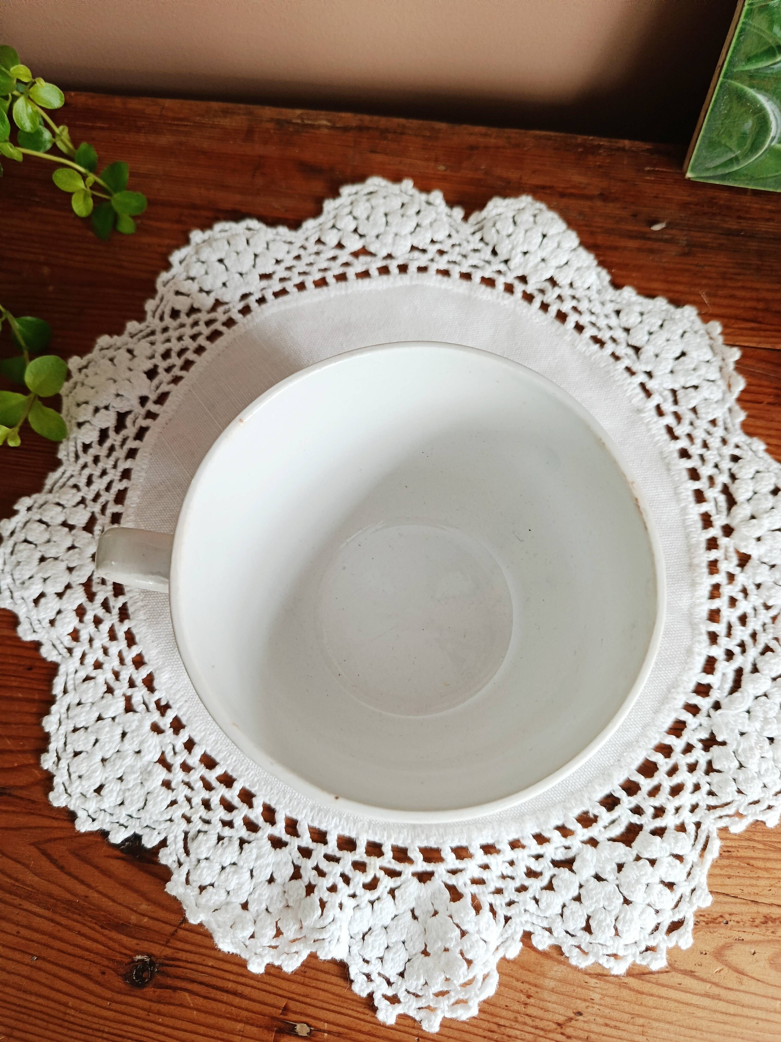 Grande tasse à chocolat Badonviller, cerisette