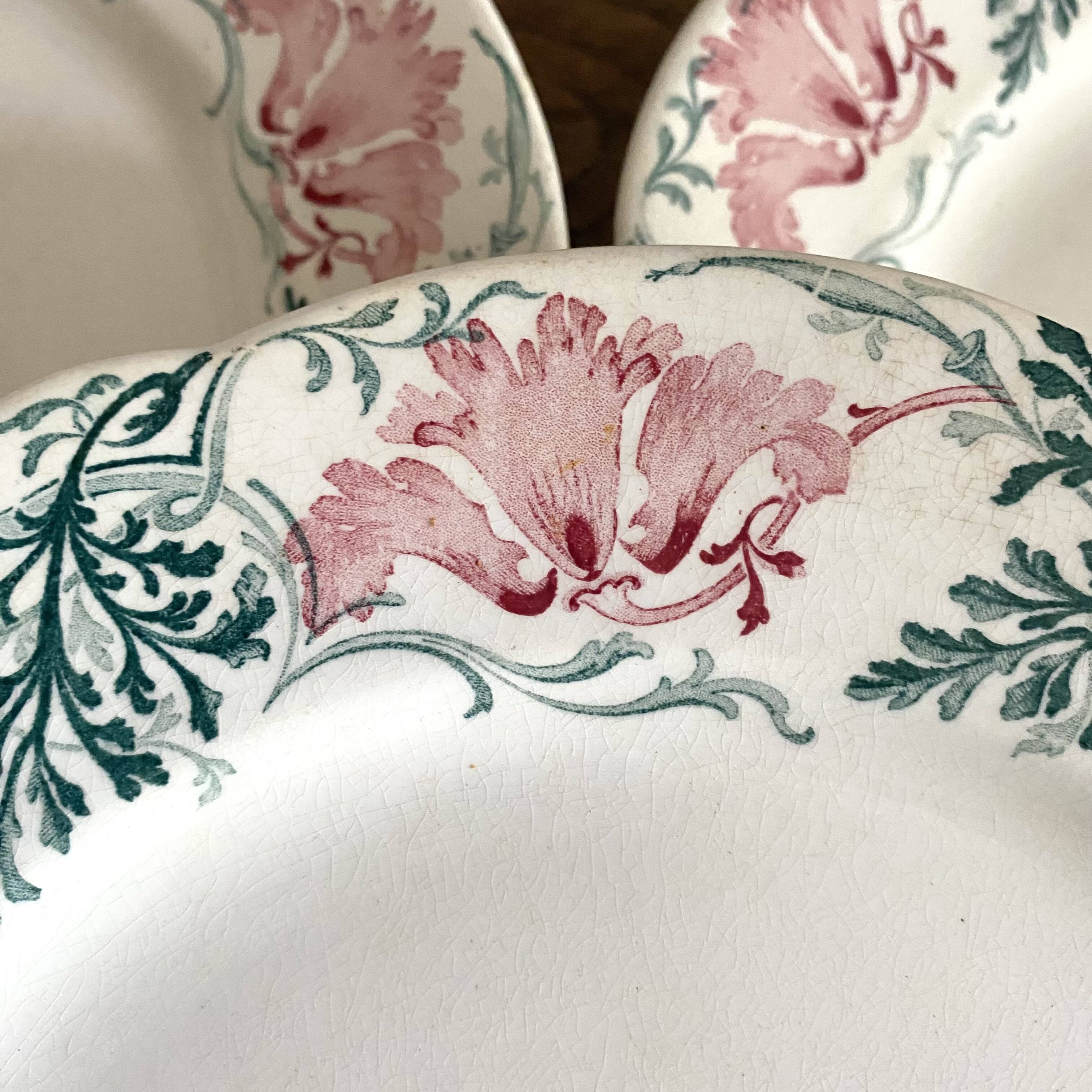 K&G Luneville ironstone flat plates, Roland model