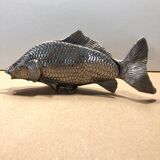 Poisson en métal argenté