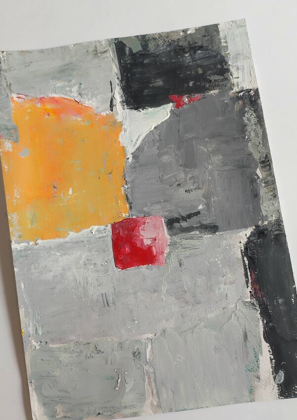 Peinture original abstrait Nicolas de Stael