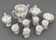 Limoges porcelain tea/coffee service – Maison Giraud, gold decoration – X