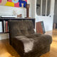Vintage velvet armchair